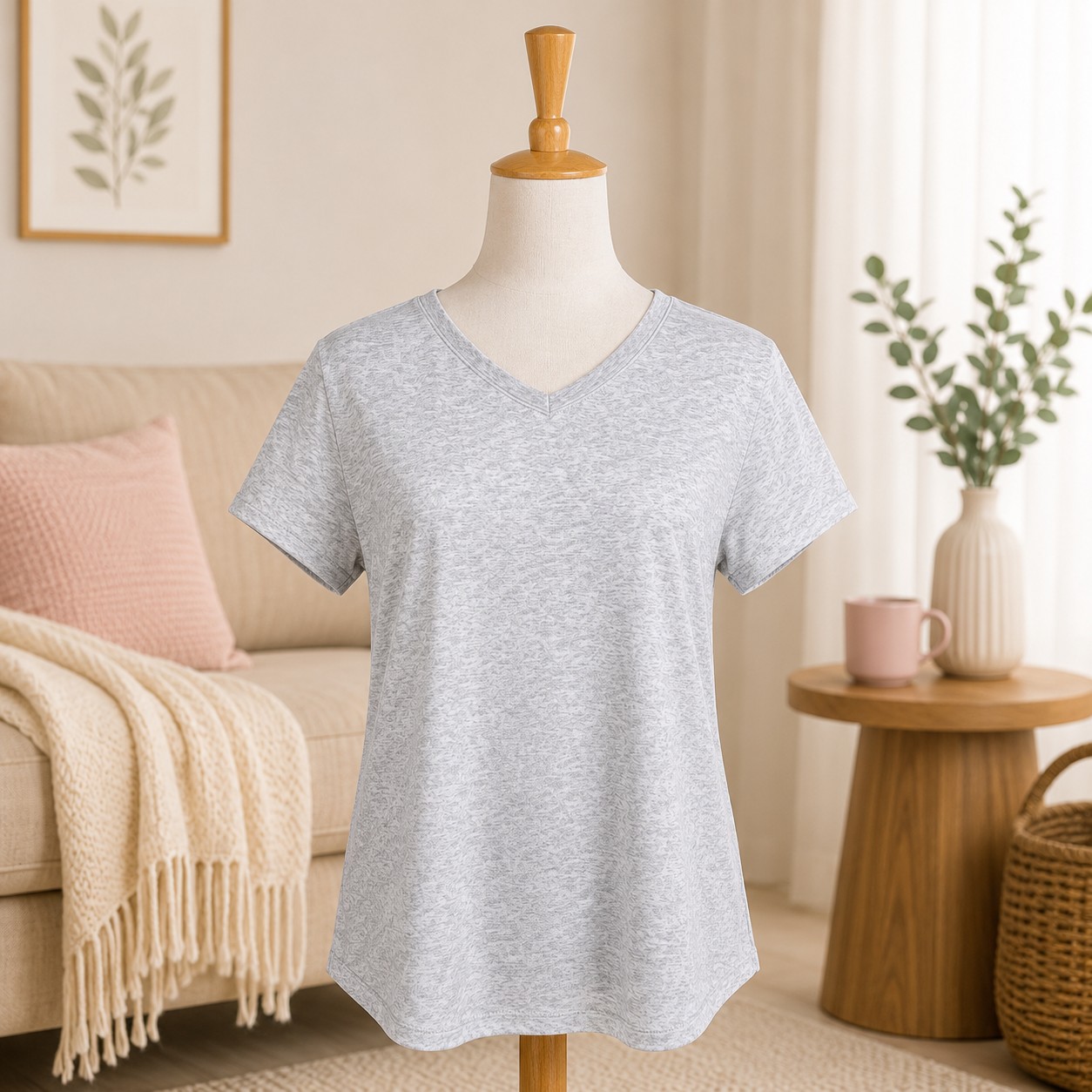 Blended Grey Lounge Shirt